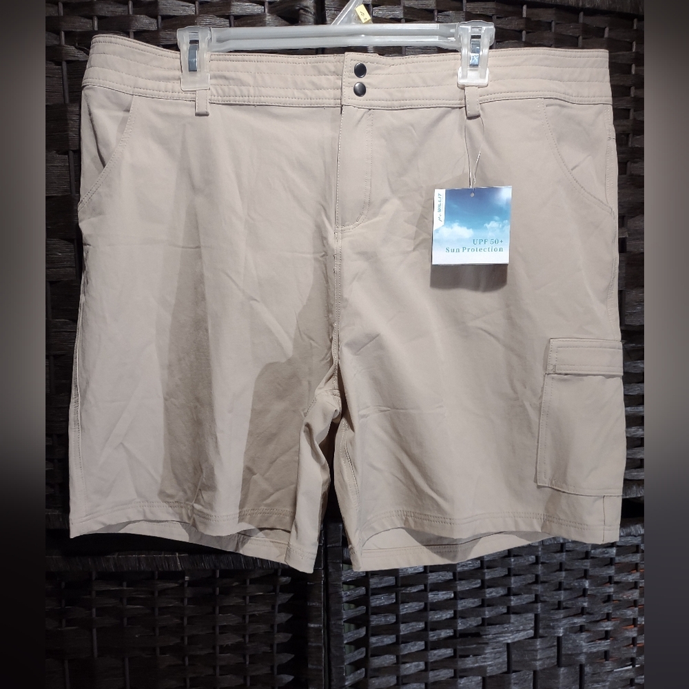 Willit UPF 50 Khaki Hiking Shorts Women's 18